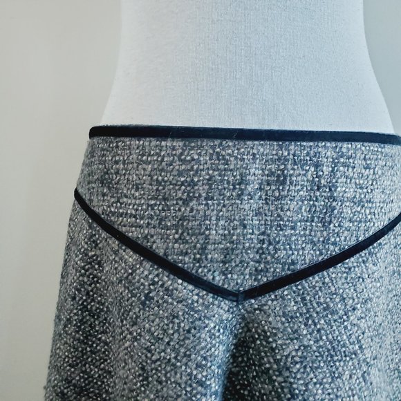CLUB MONACO Wool Tweed A-Line Skirt - Picture 3 of 7